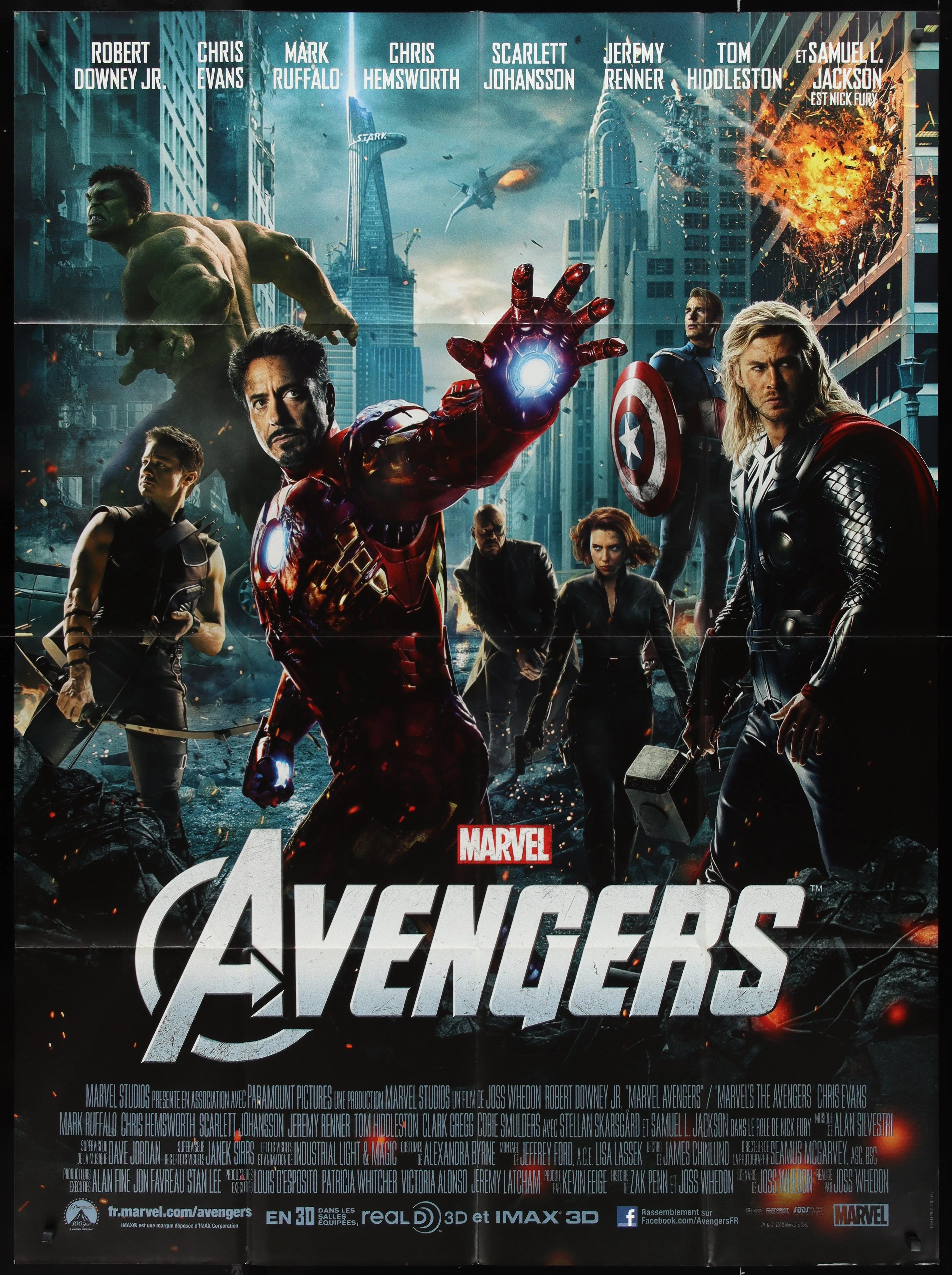 The Avengers 2012 movie poster