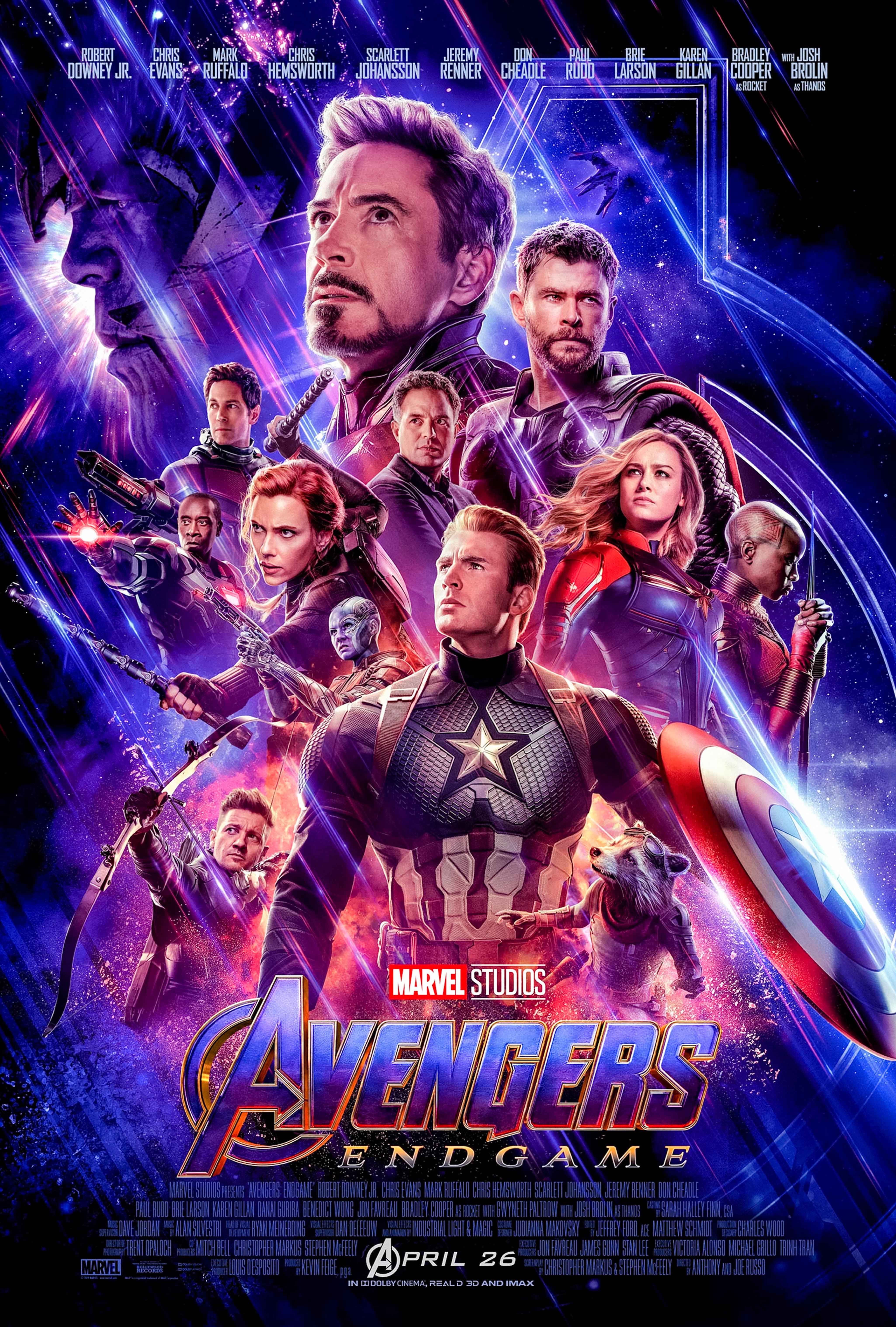 Avengers endgame 2019 movie poster